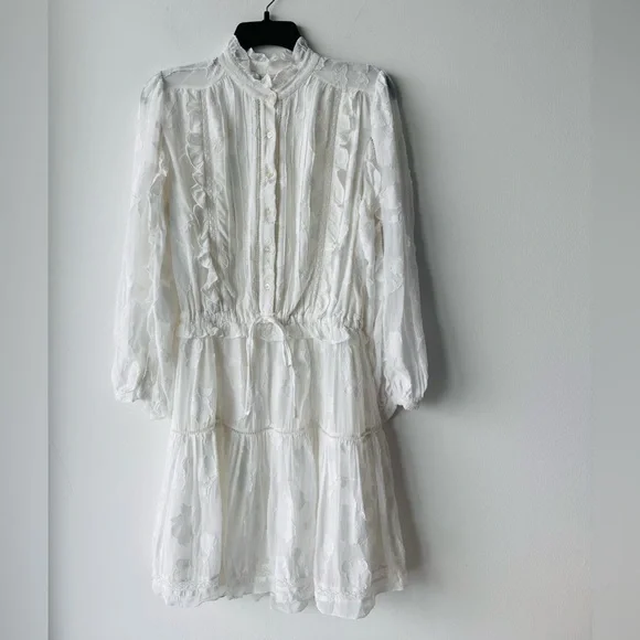 white christmas dresses Drop Waist White Mini Dress